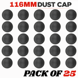 116 MM Dust Cap – Black Finish