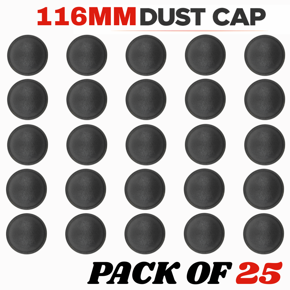 116 MM Dust Cap – Black Finish
