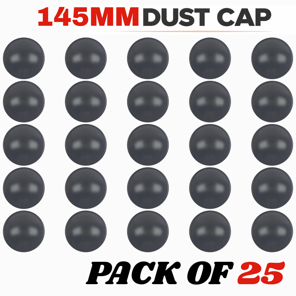 145 MM Cloth Dust Cap – Black Finish