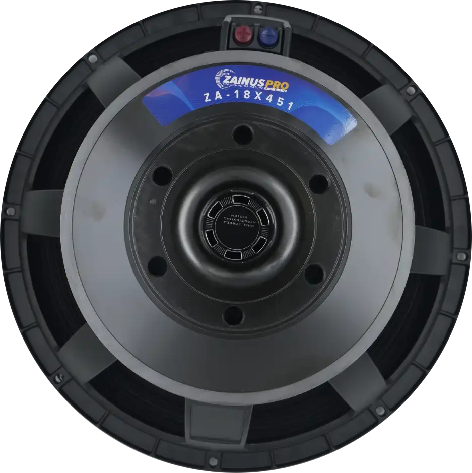 18" ZA-18X451 Black Professional PA Speaker