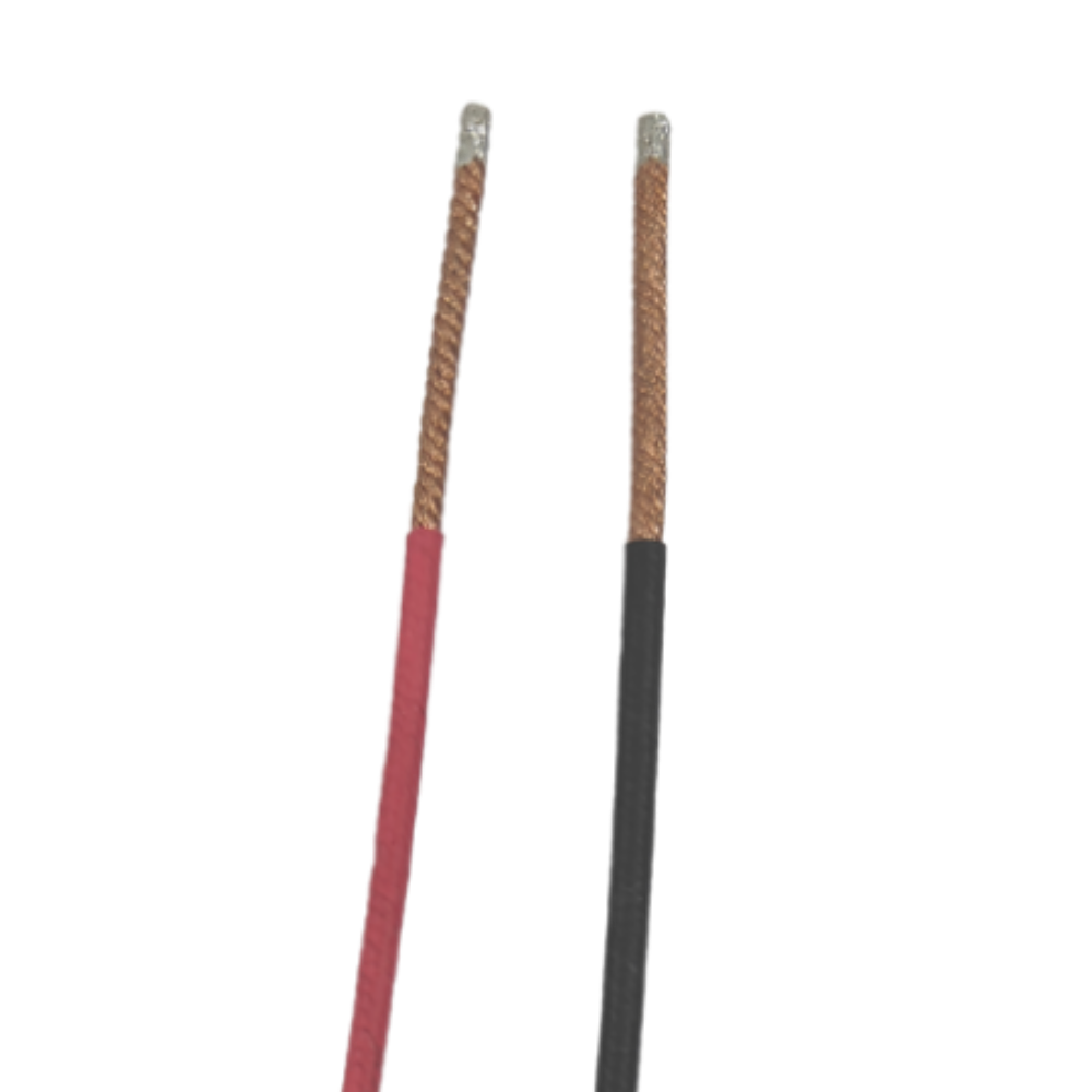 Lead Wire No. 36 – Pre-Cut Wire (150 mm, 1 Pair Red & Black, For 18″ Speaker, Indian)