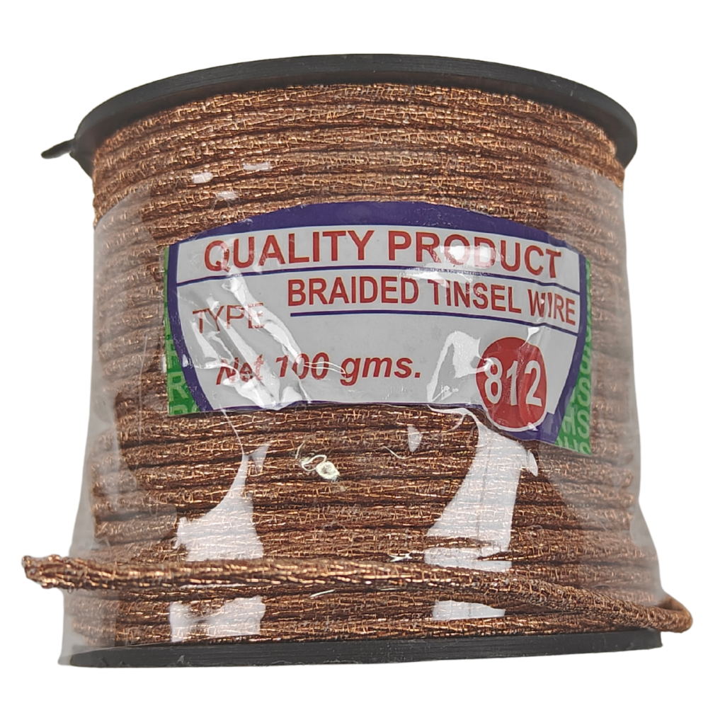 Tinsel Lead Wire Roll - 812 No., 100gm  (For 12″ Speaker Repair, Indian)