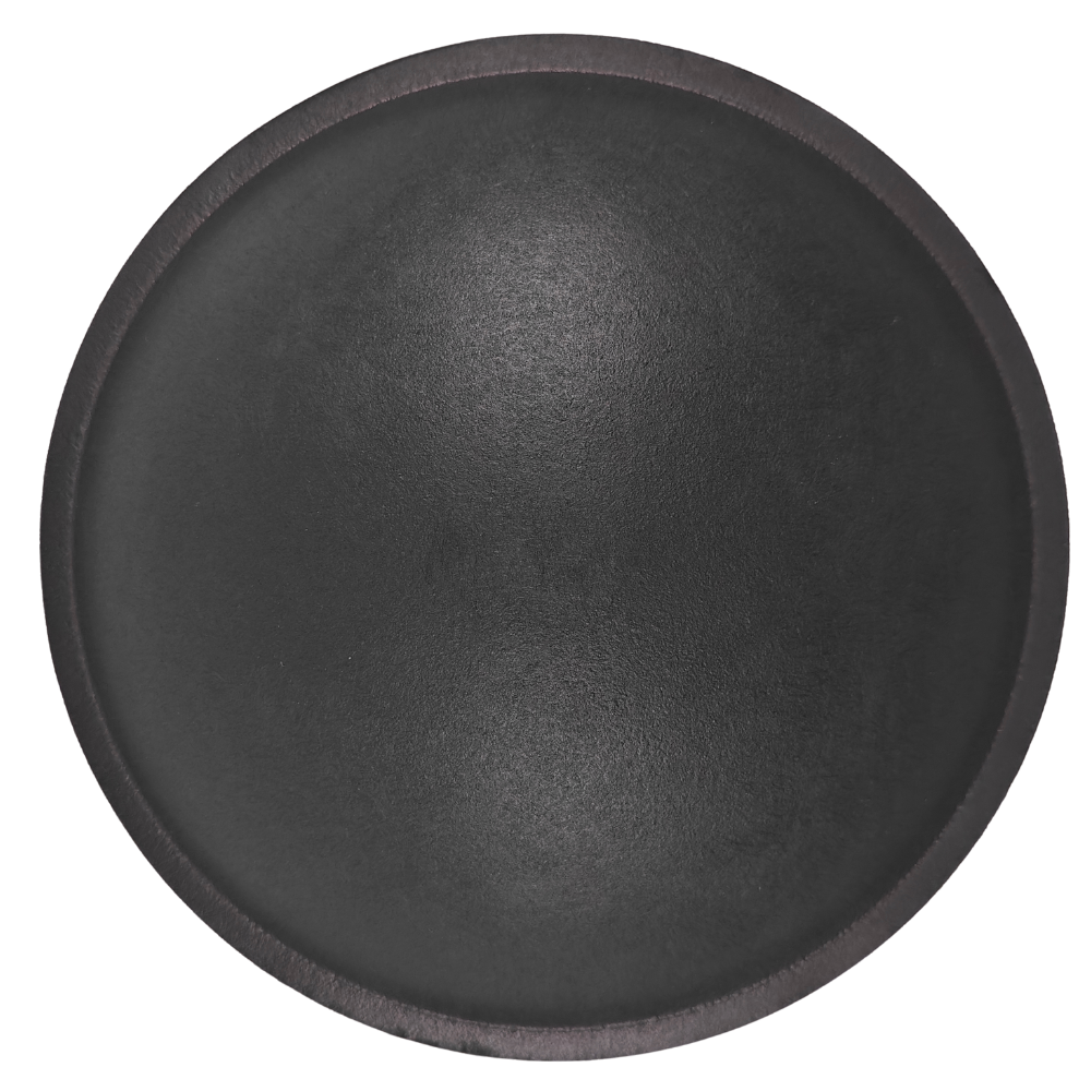165 MM Cloth Dust Cap – Black Finish | Speaker Dust Cap