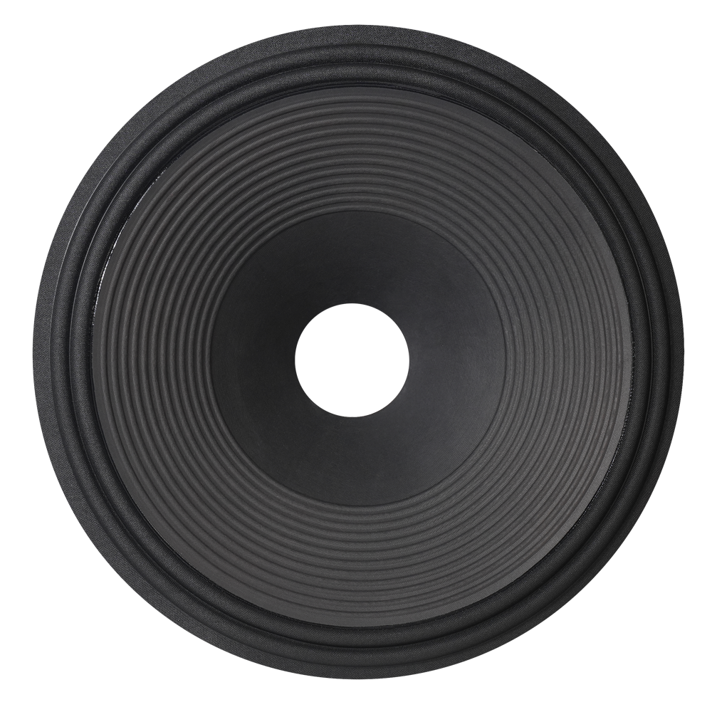 21″ Paper Cone UKP V21028520 | Cloth Surround 2 Roll | Semi Press | Black