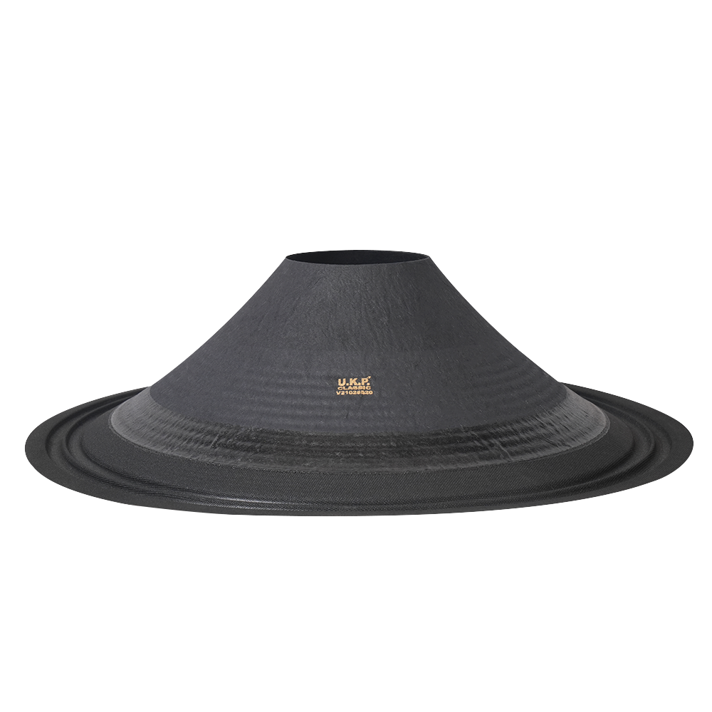 21″ Paper Cone UKP V21028520 | Cloth Surround 2 Roll | Semi Press | Black Glossy