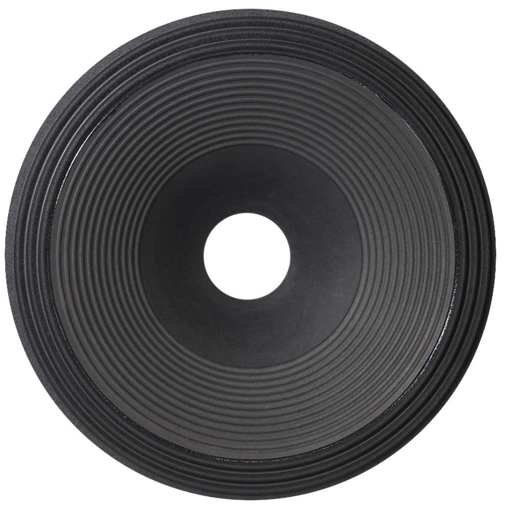 21″ Paper Cone UKP V21028520 | Cloth Surround 3 Roll | Semi Press | Black
