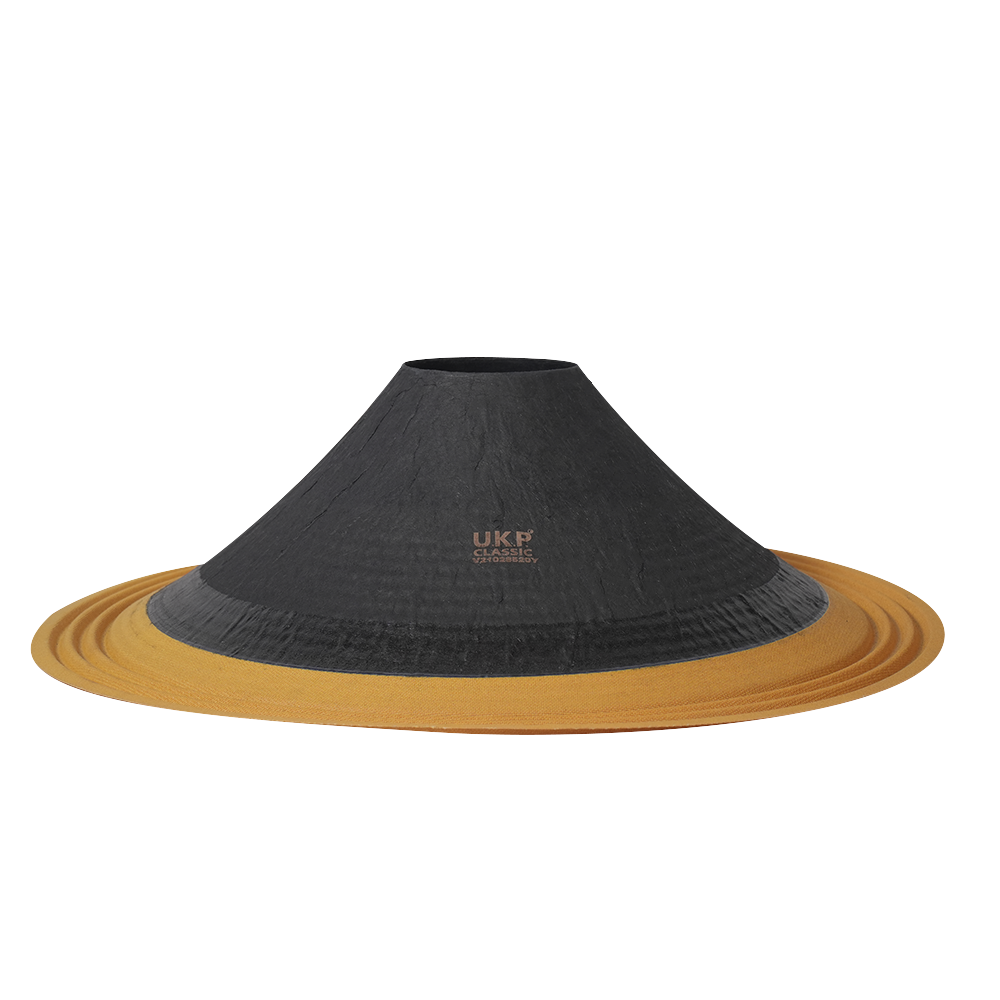 21″ Paper Cone UKP V21028520 Y | Cloth Surround 3 Roll | Semi Press | Yellow Ring