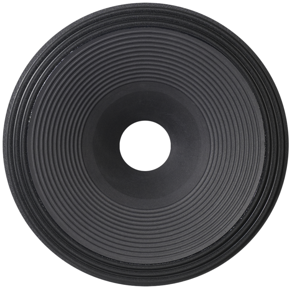 21″ Cloth Surround 3 Roll Paper Cone – V21118520 Semi Press (Black)