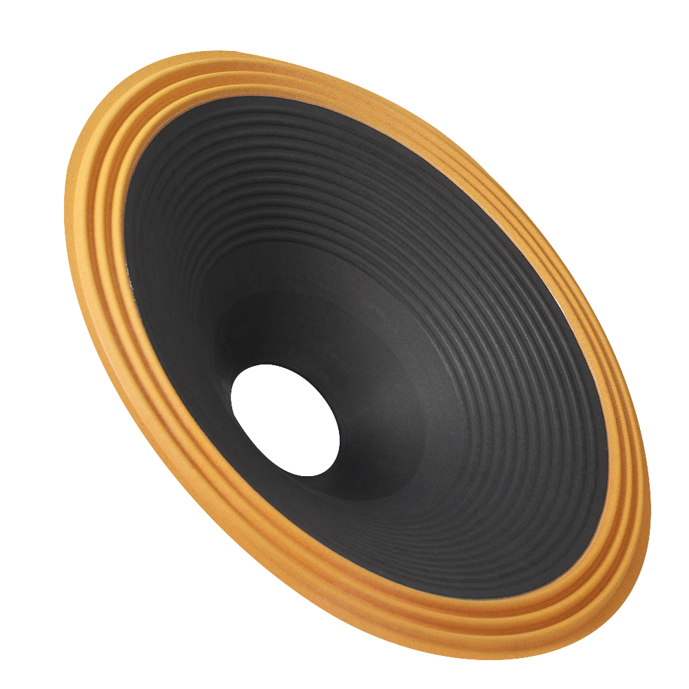 21″ Cloth Surround 3 Roll Paper Cone – V21118520 Semi Press (Yellow Ring)