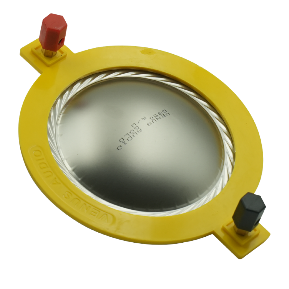 Venus Audio D-850 (SR) | 74.5 MM | Silver with Yellow Ring | HF Diaphragm