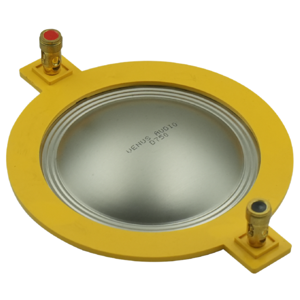 Venus Audio D-750 (SR) | 72.2 MM | Silver with Yellow Ring | HF Diaphragm