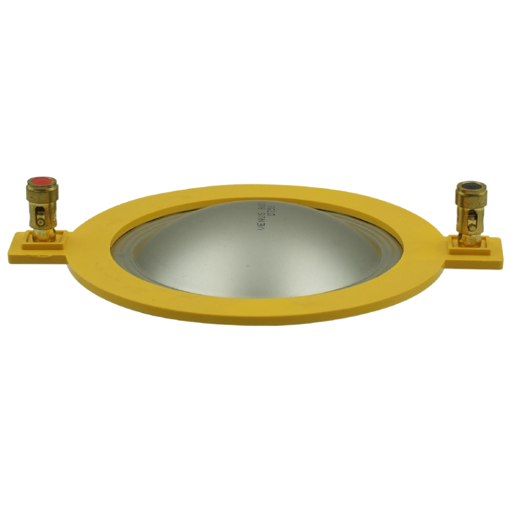 Venus Audio D-750 (SR) | 72.2 MM | Silver with Yellow Ring | HF Diaphragm
