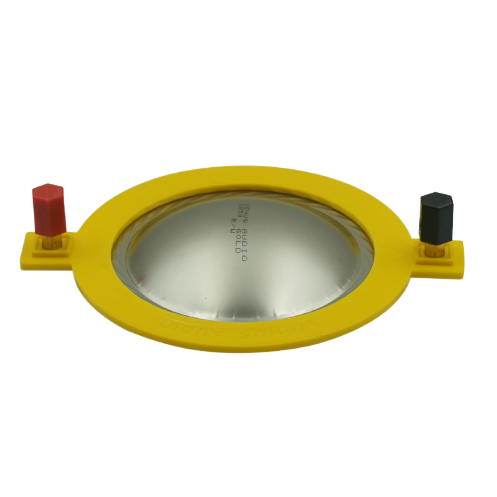Venus Audio D-850 (SR) | 74.5 MM | Silver with Yellow Ring | HF Diaphragm