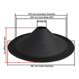 15" Paper cone | OE-1507 | 51mm | 10PCS (Ocean)