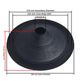 12" Paper Cone | OE-1204 | 44mm | 10 PCS (Ocean)