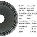 12" Plane Paper Cone | O-0-51-999 | 76mm | 10 PCS (Ocean)