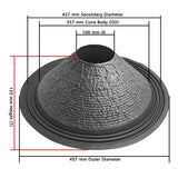 18" Paper Cone | O-744-142 | 100mm | 10 PCS (Ocean)