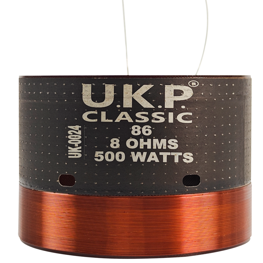 86 mm OUT Voice Coil – 8 Ohm 500 Watt