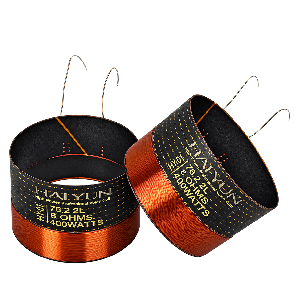 HAIYUN 76.2mm 2-Layer Outer Voice Coil  8 Ohm 400W