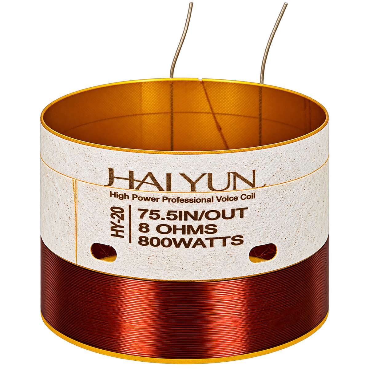 HAIYUN 75.5mm IN/OUT Voice Coil 8 Ohm 800W