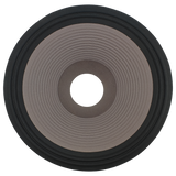 15" Paper Cone UKP V15999075G | Cloth Surround | Semi Press