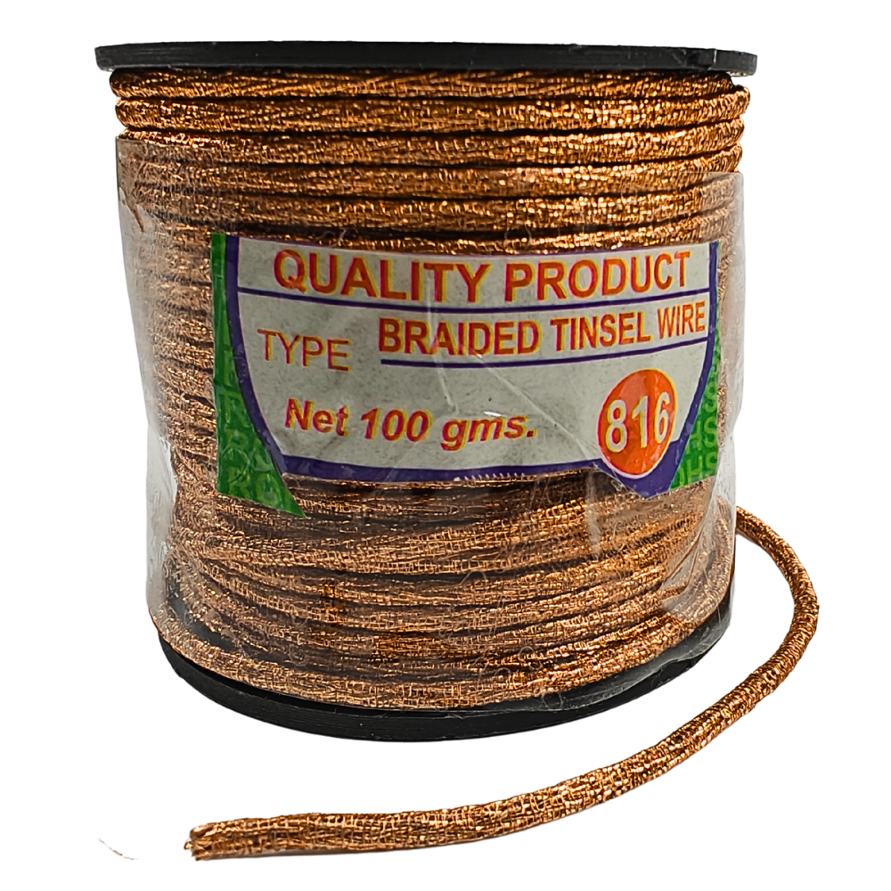 Tinsel Lead Wire Type 816 – 100 gm (For 15″ Speaker Repair, Indian)
